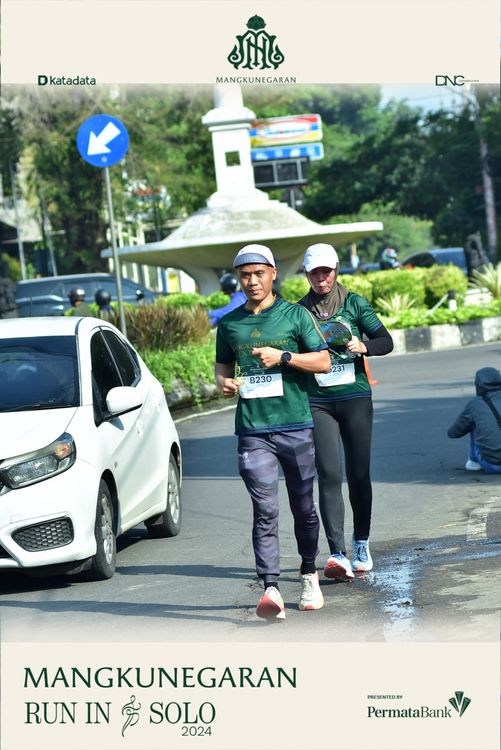 Race photo from Mangkunegaran Run 2024