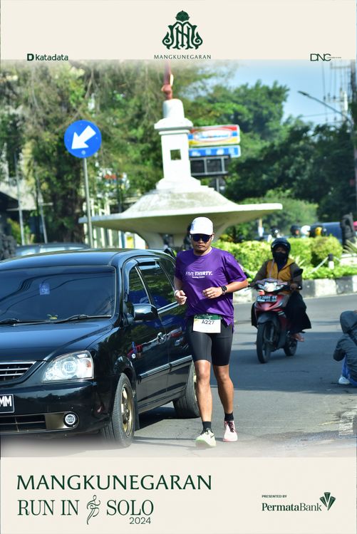 Race photo from Mangkunegaran Run 2024
