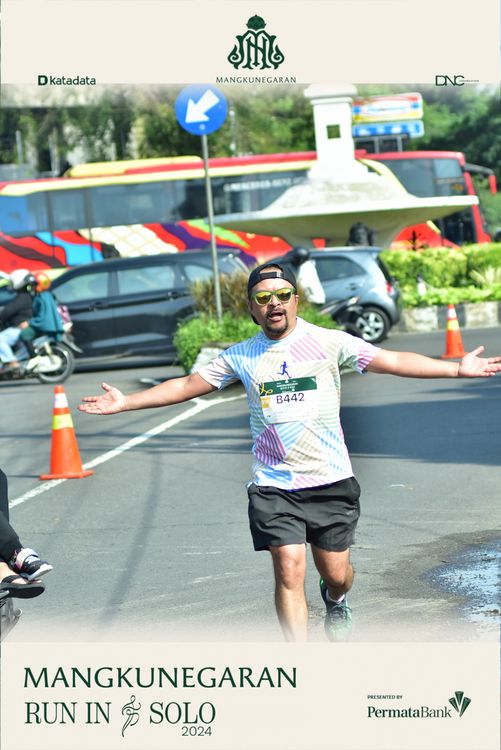 Race photo from Mangkunegaran Run 2024