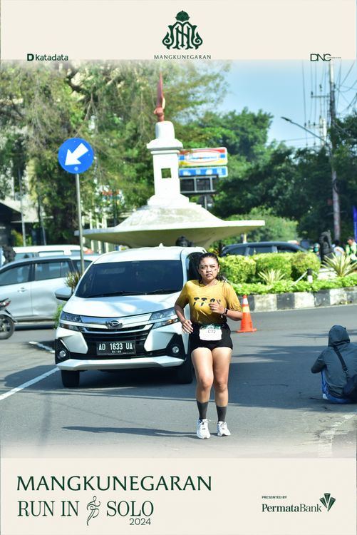 Race photo from Mangkunegaran Run 2024