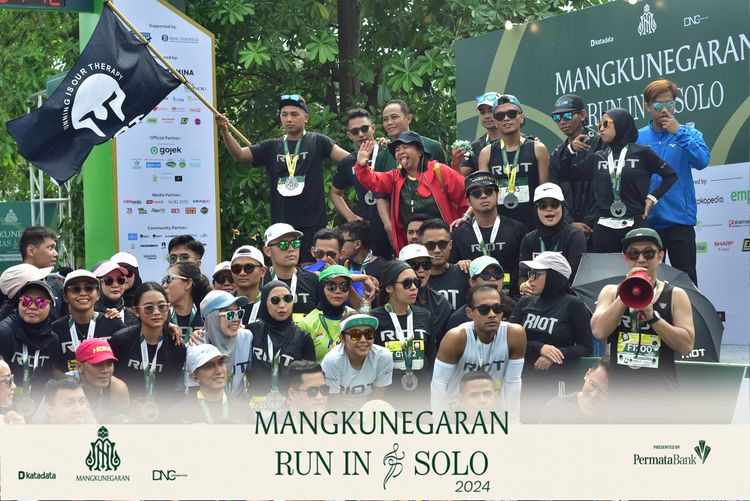 Race photo from Mangkunegaran Run 2024