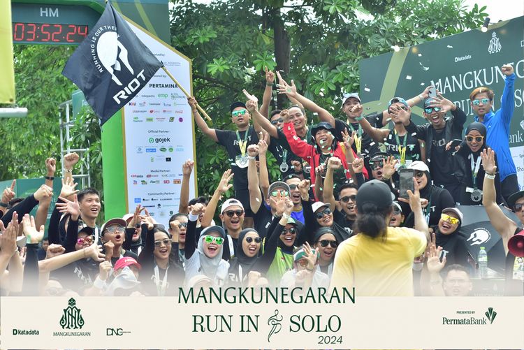 Race photo from Mangkunegaran Run 2024