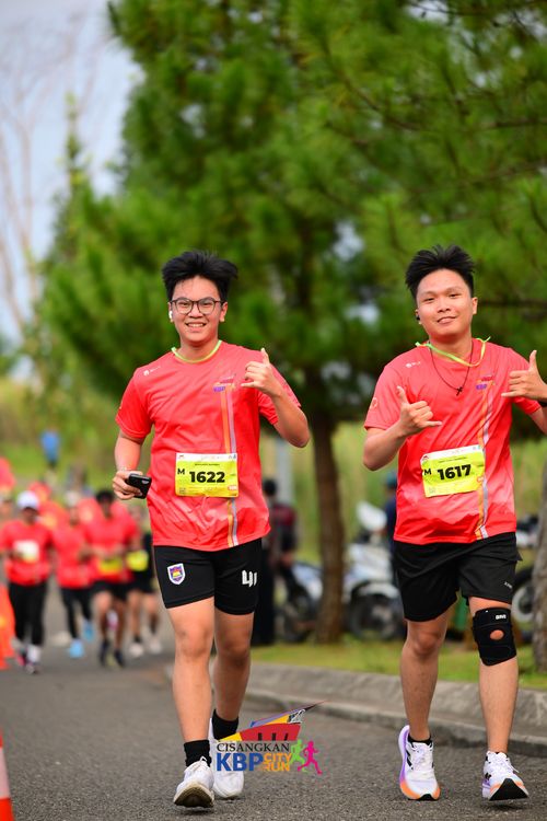 Race photo from CISANGKAN KBP CITY RUN 2025