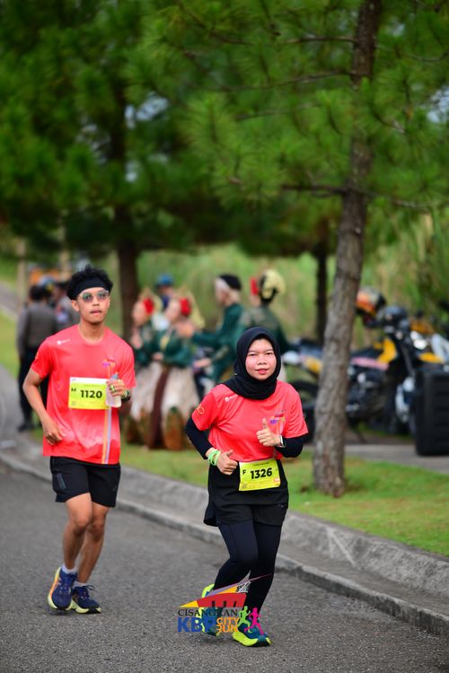 Race photo from CISANGKAN KBP CITY RUN 2025