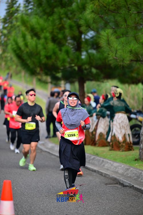 Race photo from CISANGKAN KBP CITY RUN 2025