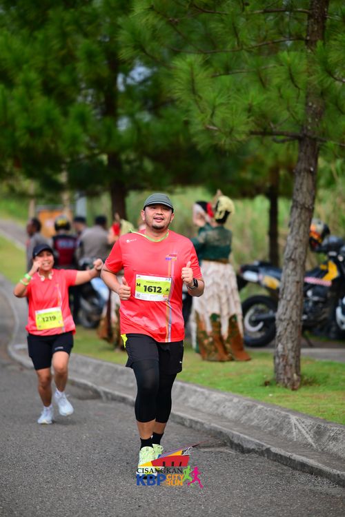 Race photo from CISANGKAN KBP CITY RUN 2025