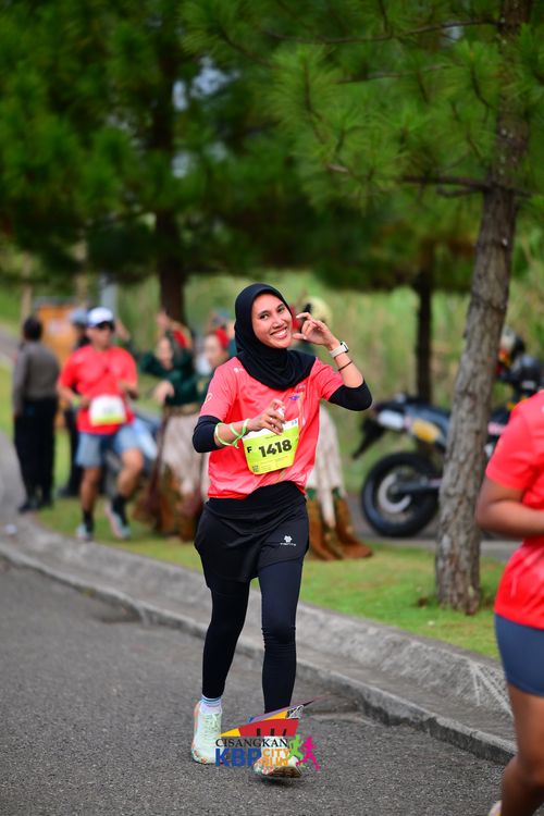 Race photo from CISANGKAN KBP CITY RUN 2025
