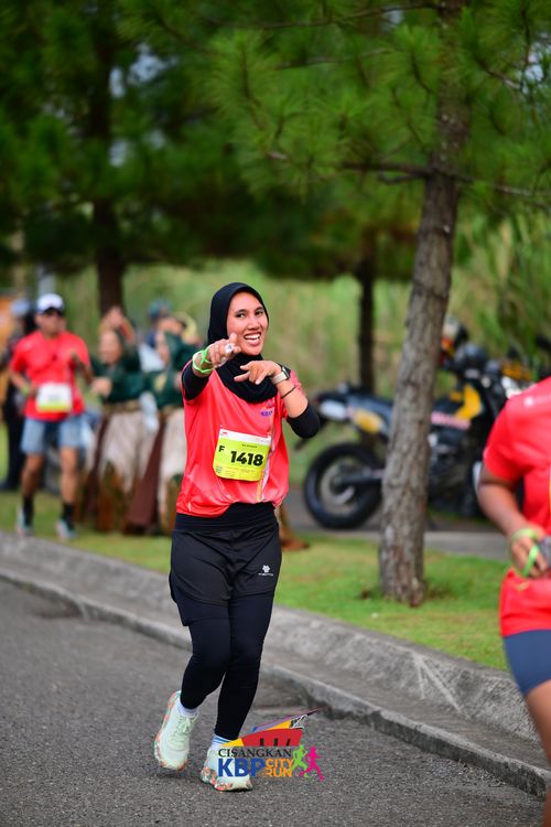 Race photo from CISANGKAN KBP CITY RUN 2025