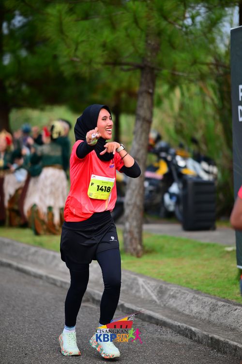 Race photo from CISANGKAN KBP CITY RUN 2025