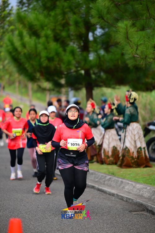 Race photo from CISANGKAN KBP CITY RUN 2025
