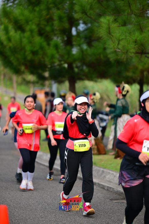 Race photo from CISANGKAN KBP CITY RUN 2025