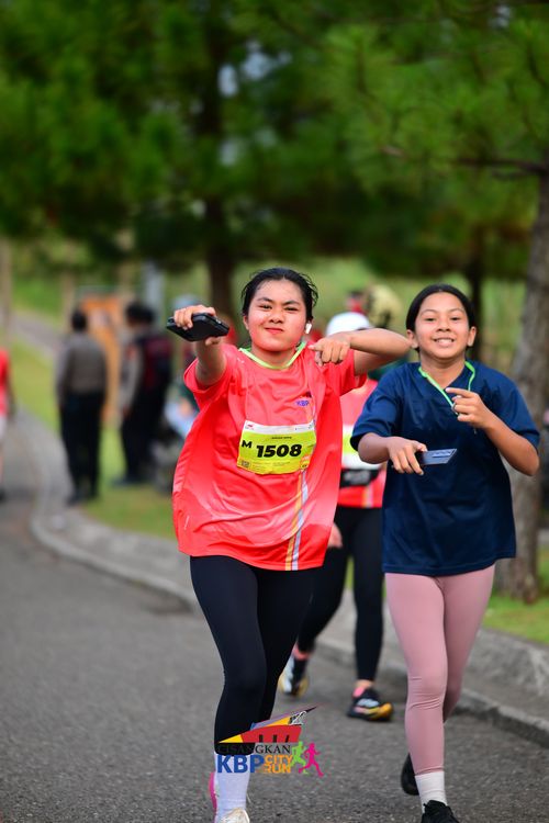 Race photo from CISANGKAN KBP CITY RUN 2025