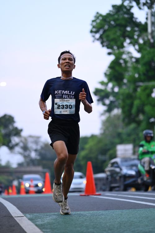 Race photo from KEMLU RUN 2025