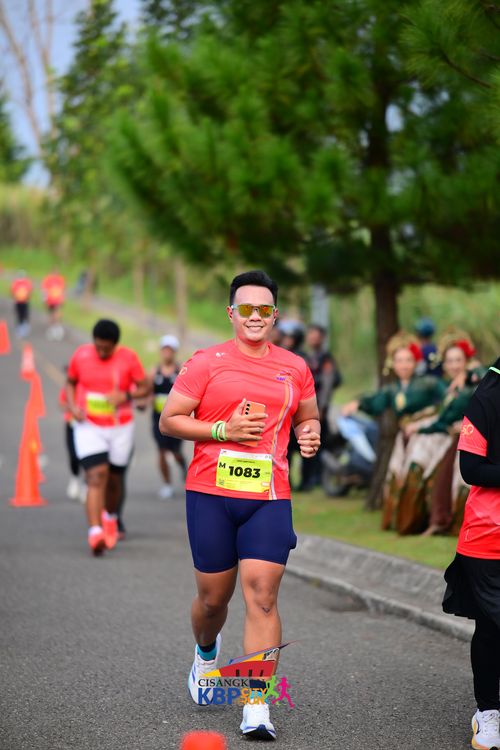 Race photo from CISANGKAN KBP CITY RUN 2025