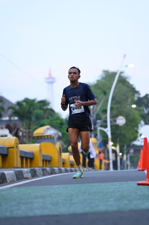 Race photo from KEMLU RUN 2025