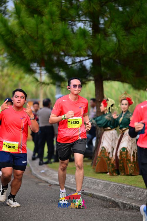 Race photo from CISANGKAN KBP CITY RUN 2025