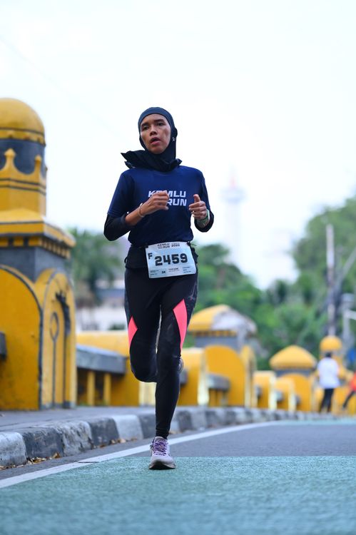 Race photo from KEMLU RUN 2025