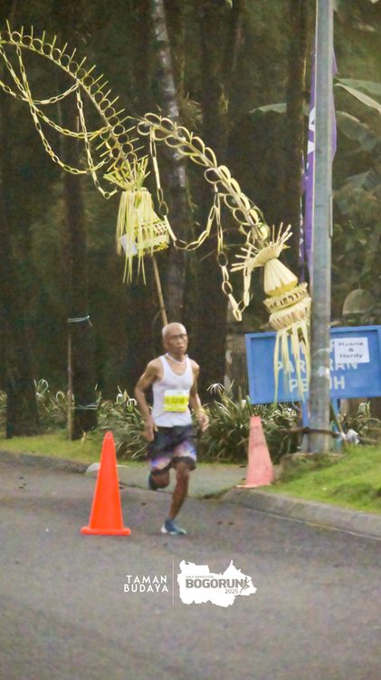 Race photo from Taman Budaya x BOGORUN 2025