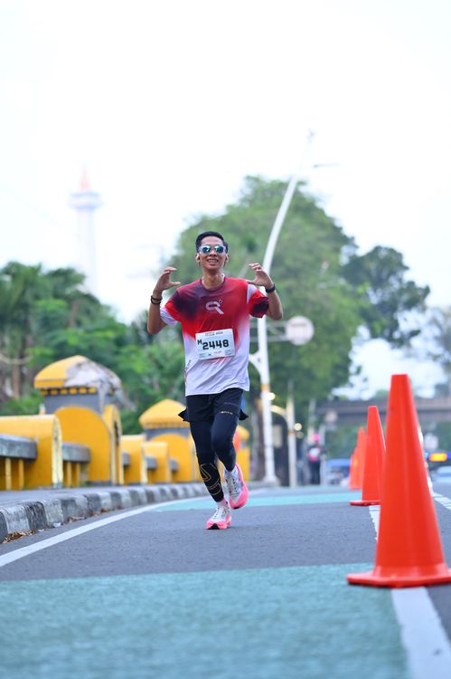 Race photo from KEMLU RUN 2025