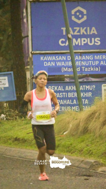 Race photo from Taman Budaya x BOGORUN 2025