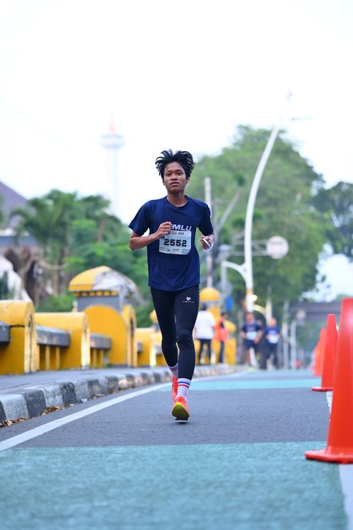 Race photo from KEMLU RUN 2025