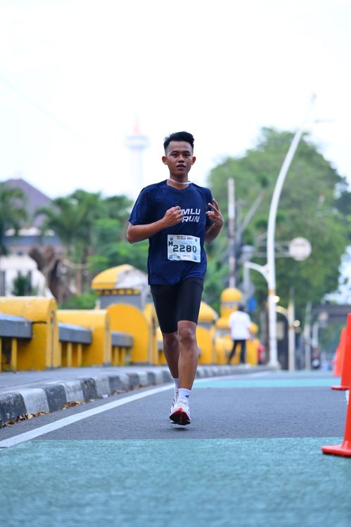 Race photo from KEMLU RUN 2025