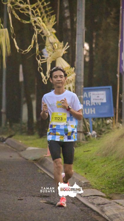 Race photo from Taman Budaya x BOGORUN 2025