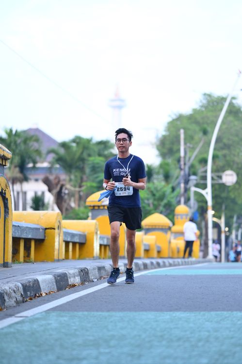Race photo from KEMLU RUN 2025