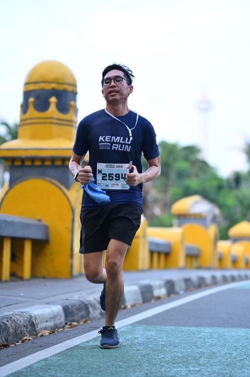 Race photo from KEMLU RUN 2025