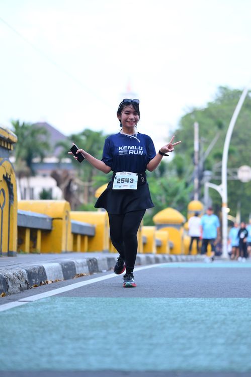 Race photo from KEMLU RUN 2025