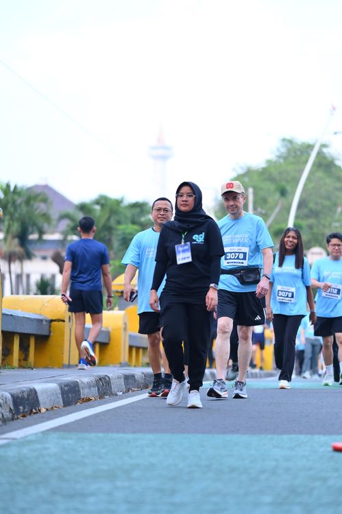 Race photo from KEMLU RUN 2025