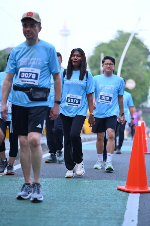 Race photo from KEMLU RUN 2025