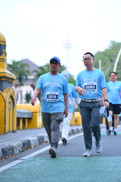 Race photo from KEMLU RUN 2025