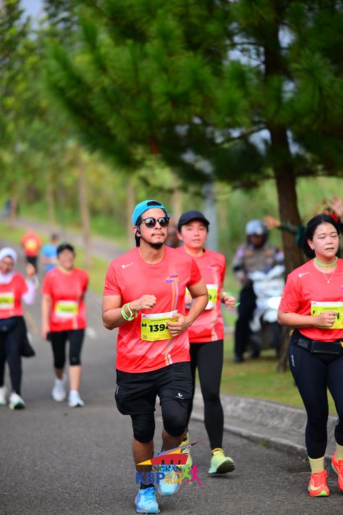 Race photo from CISANGKAN KBP CITY RUN 2025