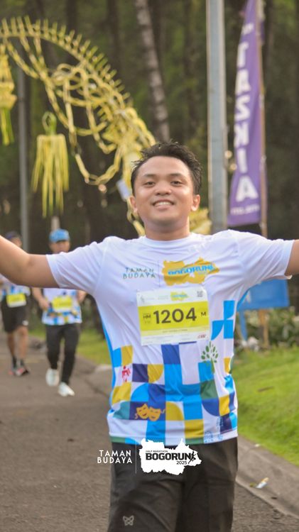 Race photo from Taman Budaya x BOGORUN 2025