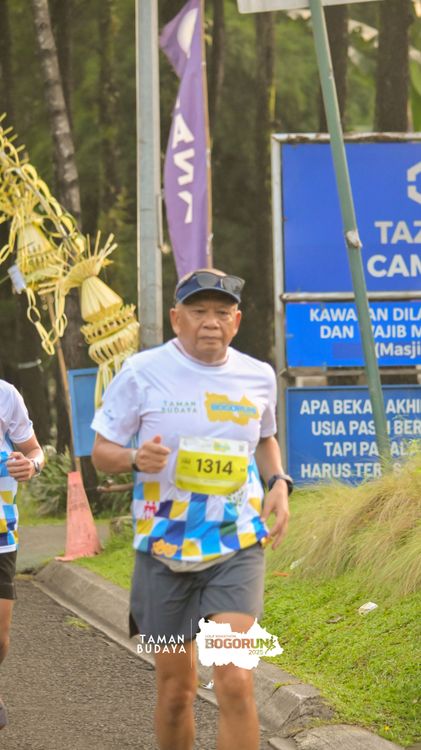 Race photo from Taman Budaya x BOGORUN 2025