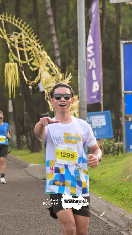 Race photo from Taman Budaya x BOGORUN 2025