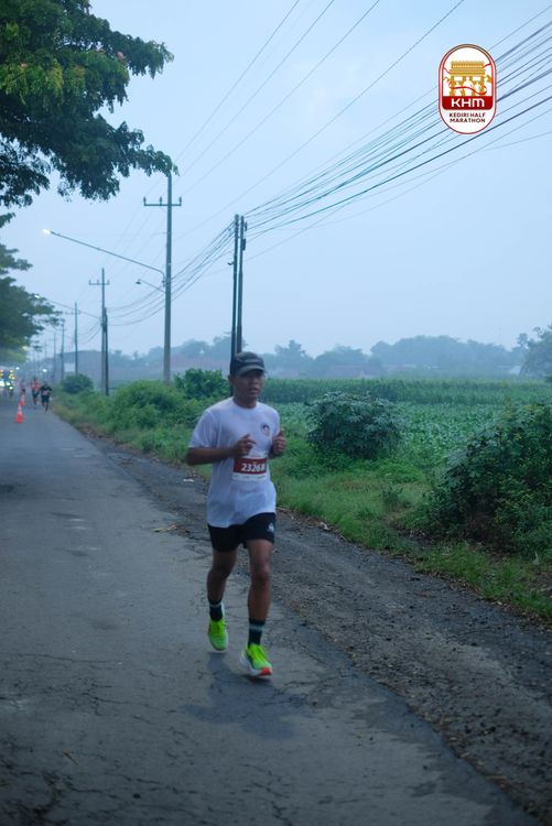 Race photo from Kediri Half Marathon 2025