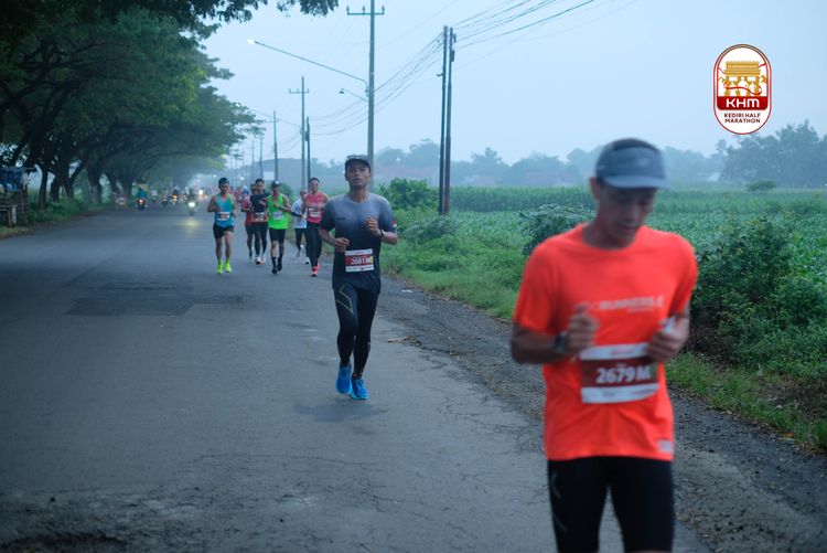 Race photo from Kediri Half Marathon 2025
