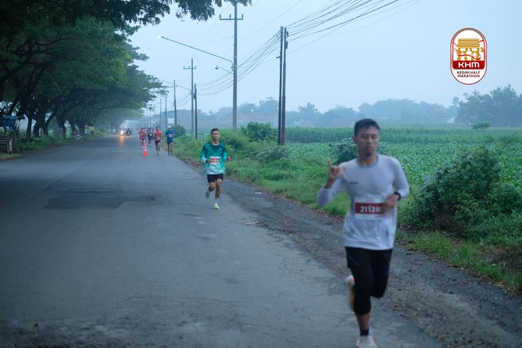 Race photo from Kediri Half Marathon 2025