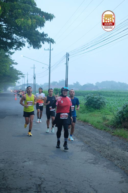 Race photo from Kediri Half Marathon 2025