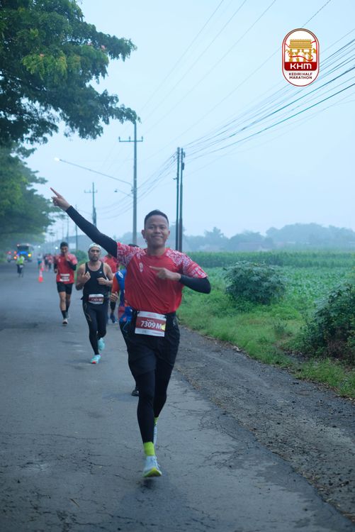 Race photo from Kediri Half Marathon 2025