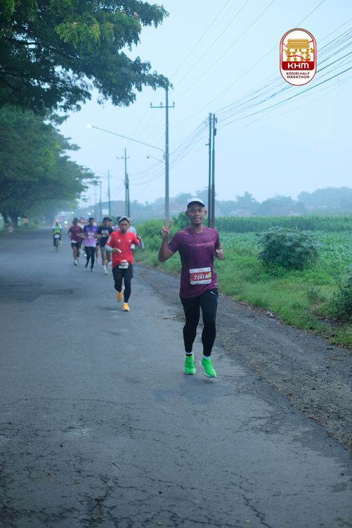 Race photo from Kediri Half Marathon 2025