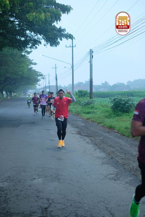 Race photo from Kediri Half Marathon 2025