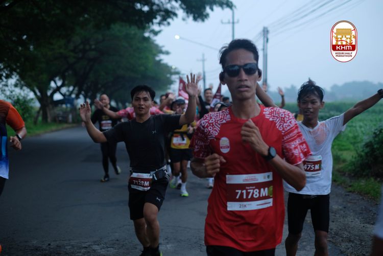 Race photo from Kediri Half Marathon 2025