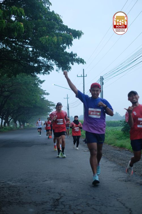 Race photo from Kediri Half Marathon 2025