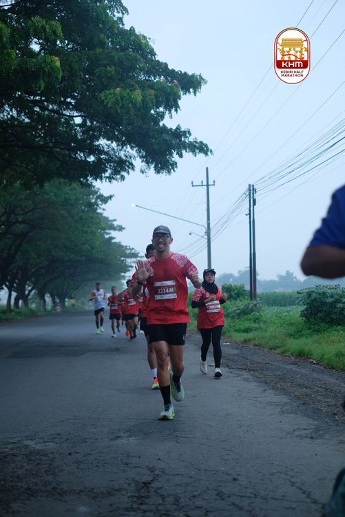 Race photo from Kediri Half Marathon 2025