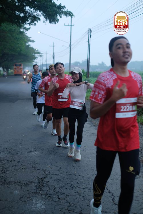 Race photo from Kediri Half Marathon 2025