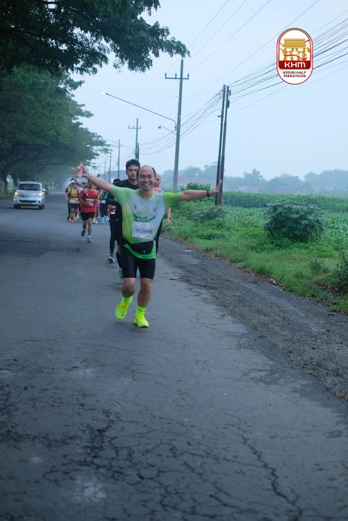 Race photo from Kediri Half Marathon 2025