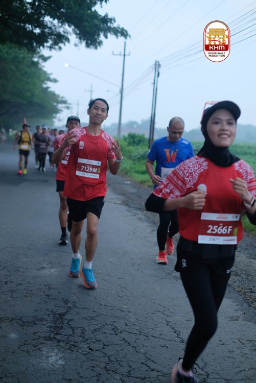 Race photo from Kediri Half Marathon 2025